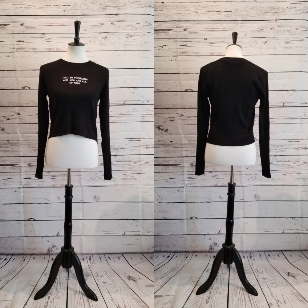 Graphic Killstar Ribbed Sweater (neverworn!)